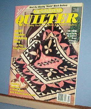 Magazine - Traditional Quilter, October 1991 Double Wedding Ring