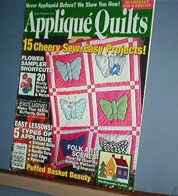 Magazine - Applique Quilts # 41 November 2003 Flower Sampler