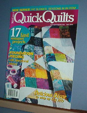 Magazine - McCall's Quick Quilts, 17 fast projects July 2004