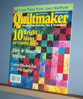 Magazine - Quiltmaker May/June 2004 No. 97 10 colorful quilts