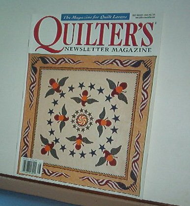 Magazine - Quilter's Newsletter - Quilting, Sewing, Patterns No. 344 July/Aug 2002