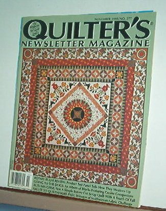 Magazine - Quilter's Newsletter - Quilting, Sewing, Patterns No.277 November 1995