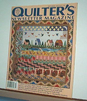 Magazine - Quilter's Newsletter - Quilting, Sewing, Patterns No. 276 October 1995