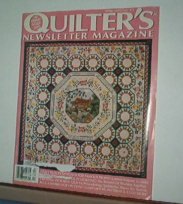 Magazine - Quilter's Newsletter - Quilting, Sewing, Patterns No. 271 April 1995