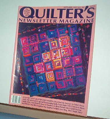 Magazine - Quilter's Newsletter - Quilting, Sewing, Patterns No. 245 September 1992