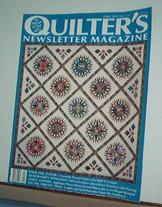Magazine - Quilter's Newsletter - Quilting, Sewing, Patterns No.231 April 1991