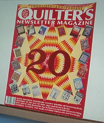 Magazine - Quilter's Newsletter - Quilting, Sewing, Patterns No. 215 September 1989