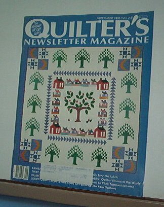 Magazine - Quilter's Newsletter - Quilting, Sewing, Patterns No. 205 September 1988