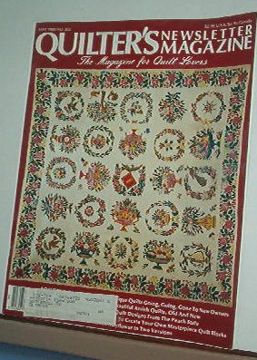 Magazine - Quilter's Newsletter - Quilting, Sewing, Patterns No. 202 May 1988