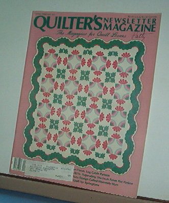 Magazine - Quilter's Newsletter - Quilting, Sewing, Patterns No. 201 April 1988