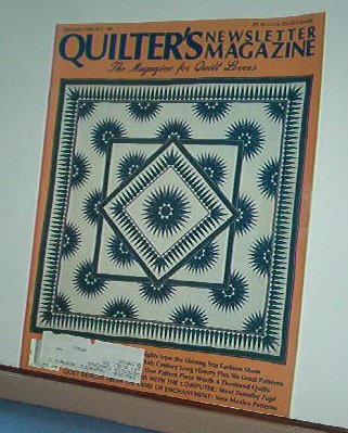 Magazine - Quilter's Newsletter - Quilting, Sewing, Patterns No.198 January 1988