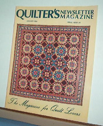 Magazine - Quilter's Newsletter - Quilting, Sewing, Patterns No 158 January 1984