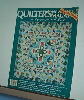 Magazine - Quilter's Newsletter - Quilting, Sewing, Patterns No. 200 March 1988