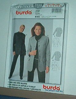 Sewing Pattern Bruda Classic long jacket Sizes 10 - 22