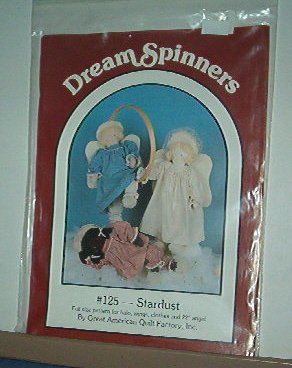 Sewing Pattern, Dream Spinners Star just dolls 22" Angels & Clothes