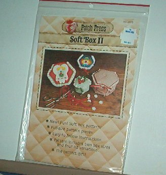 Sewing Pattern Patch Press Soft Boxes 4 sizes 2 kinds of lids