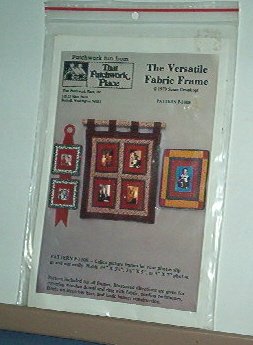 Sewing Pattern Quilted Frame fabric and wall handing Patwodk Place Nifty.