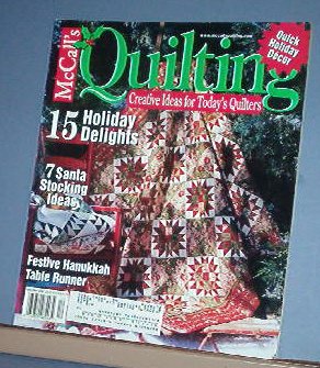 Magazine - McCall's Quilting December 2002 Holiday decor and Christmas stockings