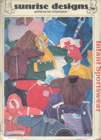 Sewing Pattern Sunrise Design TODDLER SPORTSWEAR Sizes 1T-4T