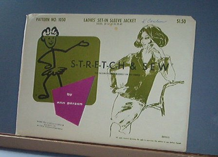 Stretch & Sew Sewing Pattern 1050 Ladies' Set in Sleeve Jacket, Sizes 30-40
