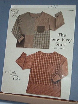 Sewing Pattern The Easy Sew Shirt by Taylor Made DEsigns TMB 143 Sized S-XXL Easy