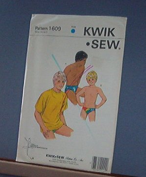 Kwik Sew Sewing Pattern Boy''s Swim Suit and T Shirt Sizes 4 - 7