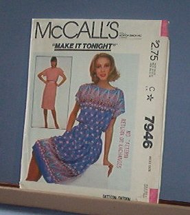 Sewing Pattern McCall's7946 Summer Dress, Size Small