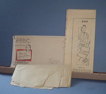 Sewing Pattern Vintage 8305 Rose Mary Patterns Bed cape, accessory bags booties for sleeping
