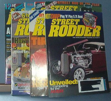 Magazine - Street Rodder - Feb - June, Aug, Sept & Dec 2005