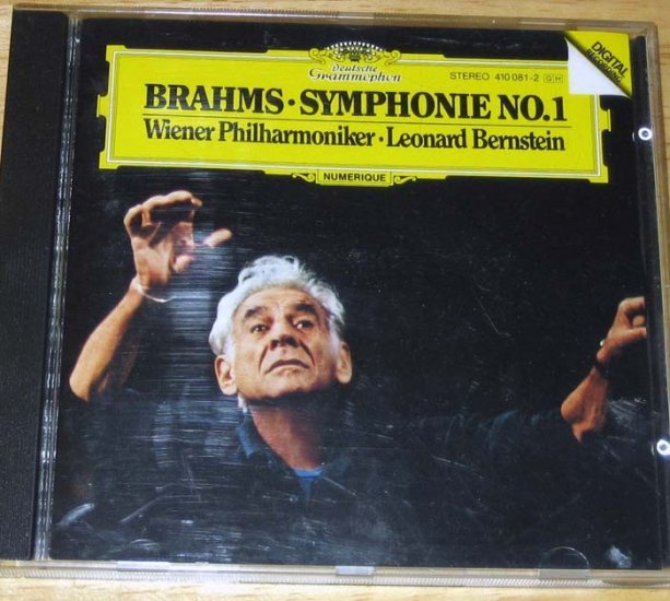 @@ DG 410081 BERNSTEIN BRAHMS Symphony #1 W. Germany @@
