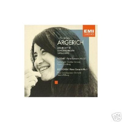 MARTHA ARGERICH live MOZART PC 25, BEETHOVEN PC 1