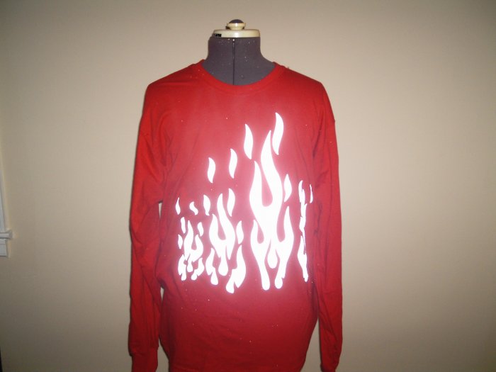Reflective Flames T-Shirt