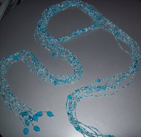 Long shawl necklace