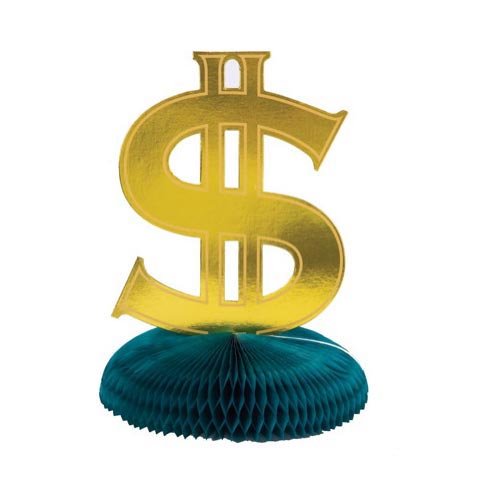 Dollar Sign Centerpiece