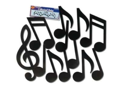Music Note Silhouettes