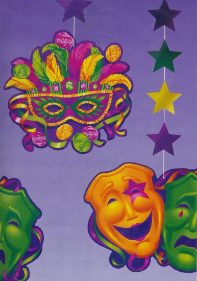 Mardi Gras Cutouts