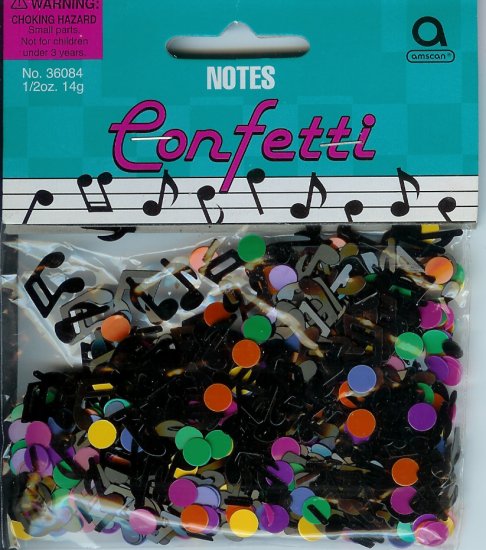 Music Note Confetti