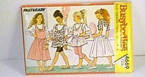 Busie Bodies Girls Tops Jumper Leggings Sz 7 8 10 Butterick Pattern 4669 1990 Uncut