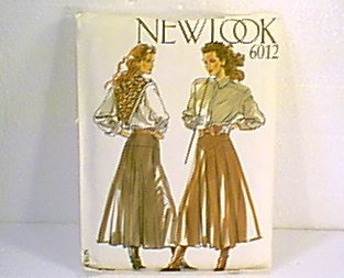 6 in 1 Ladies Skirt Sz 8 - 18 New Look Sewing Pattern 6012 Uncut
