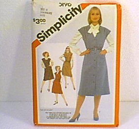 Misses Jumpers Simplicity Sewing Pattern 5196 Sz 16 18 20 Cut