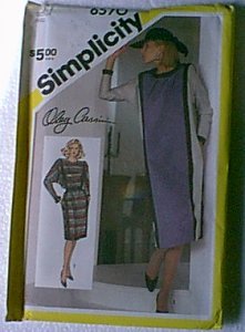 Misses Loose Fitting Dress Simplicity Sewing Pattern 6570 Sz 12 Miss Uncut