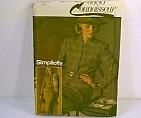 Connoisseur Misses Lined Suit Jacket Skirt Simplicity Sewing Pattern 6580 Sz 12 Miss Uncut