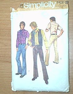 Mens Shirt Simplicity Sewing Pattern 6629 Sz 44 Mens Uncut