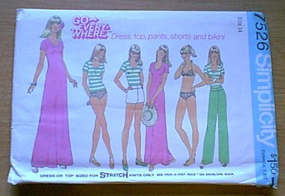 Go Everywhere Pants Skirt Pullover Top Unlined Jacket Simplicity Sewing Pattern 7526 Sz 14 Miss Cut