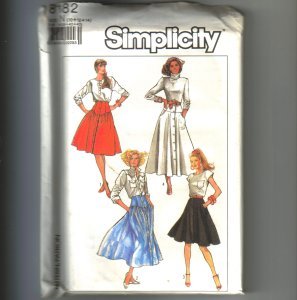 Misses Skirt 2 Lengths Simplicity Sewing Pattern 8182 Sz 10 12 14 Uncut