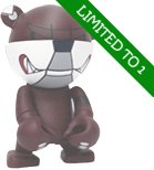 Brown Wild Kunckle Bear (Signed)