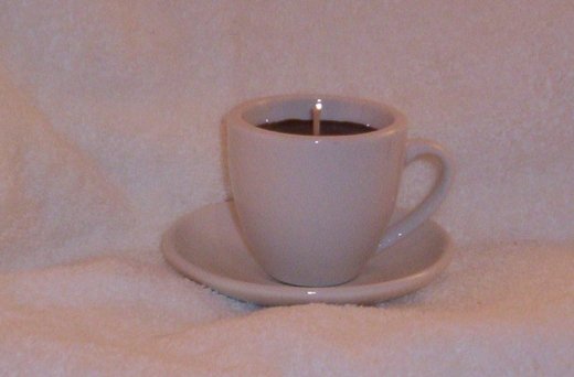 Espresso Cup Coffee Candle