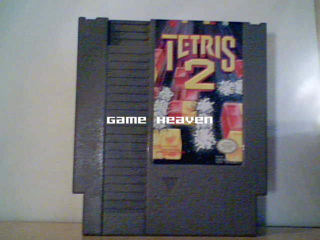 Tetris 2 - Yellow Text Label
