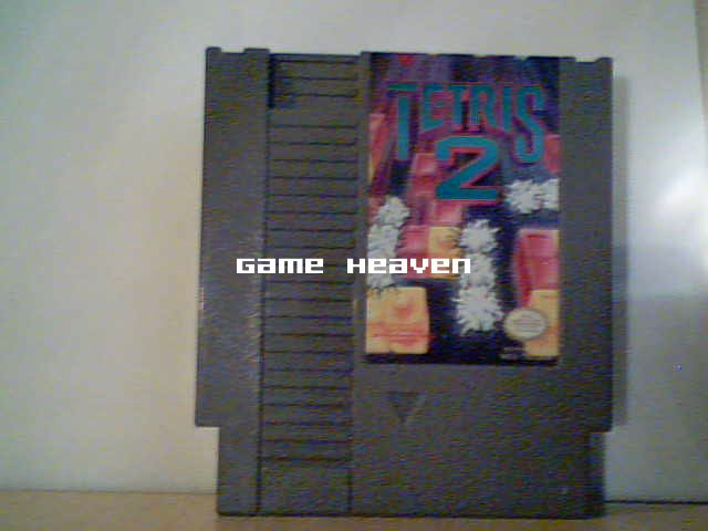 Tetris 2 - Blue Text Label