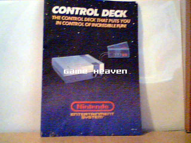 NES Control Deck Smaller Instruction Manual